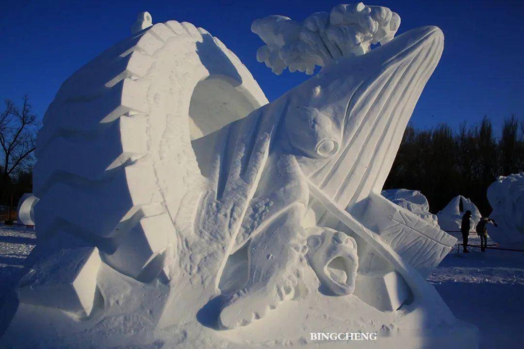 哈尔滨大雪雕，没有黑科技，只有纯净水的艺术之美_精选解释落实