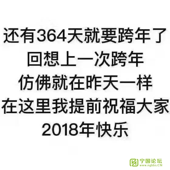 还有两天就要跨年了，期待与行动并行