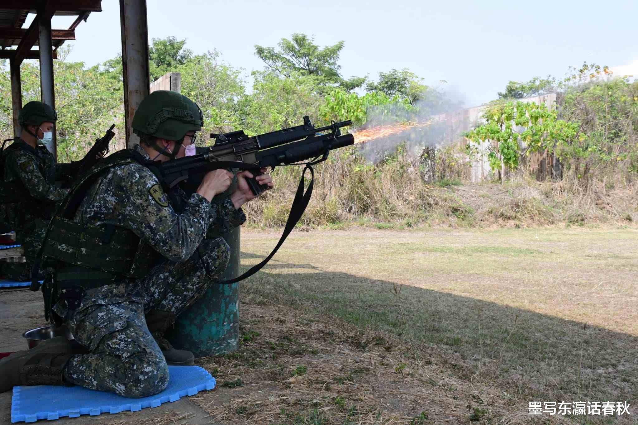 台军回应军人手枪射击照被嘲P图