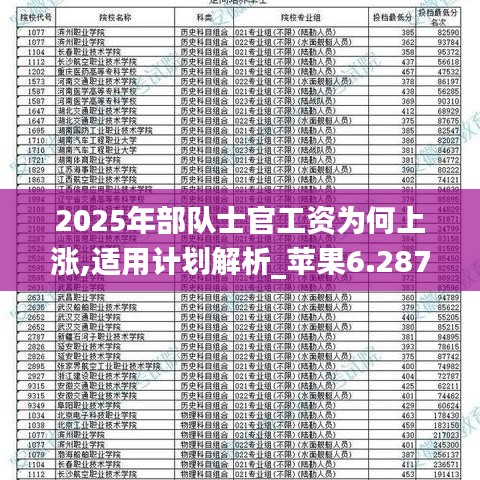 2025部队工资大幅上涨——揭示幸运数字新趋势的成语有哪些